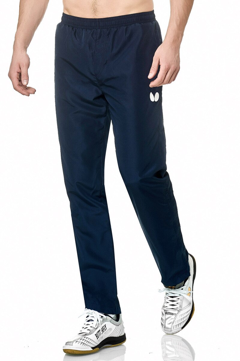 Atamy Tracksuit: Pants, Blue, Model, Front-Side